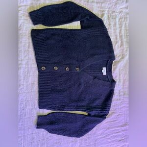 Aerie Black Cardigan Sweater